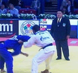 Fukuda on the mat