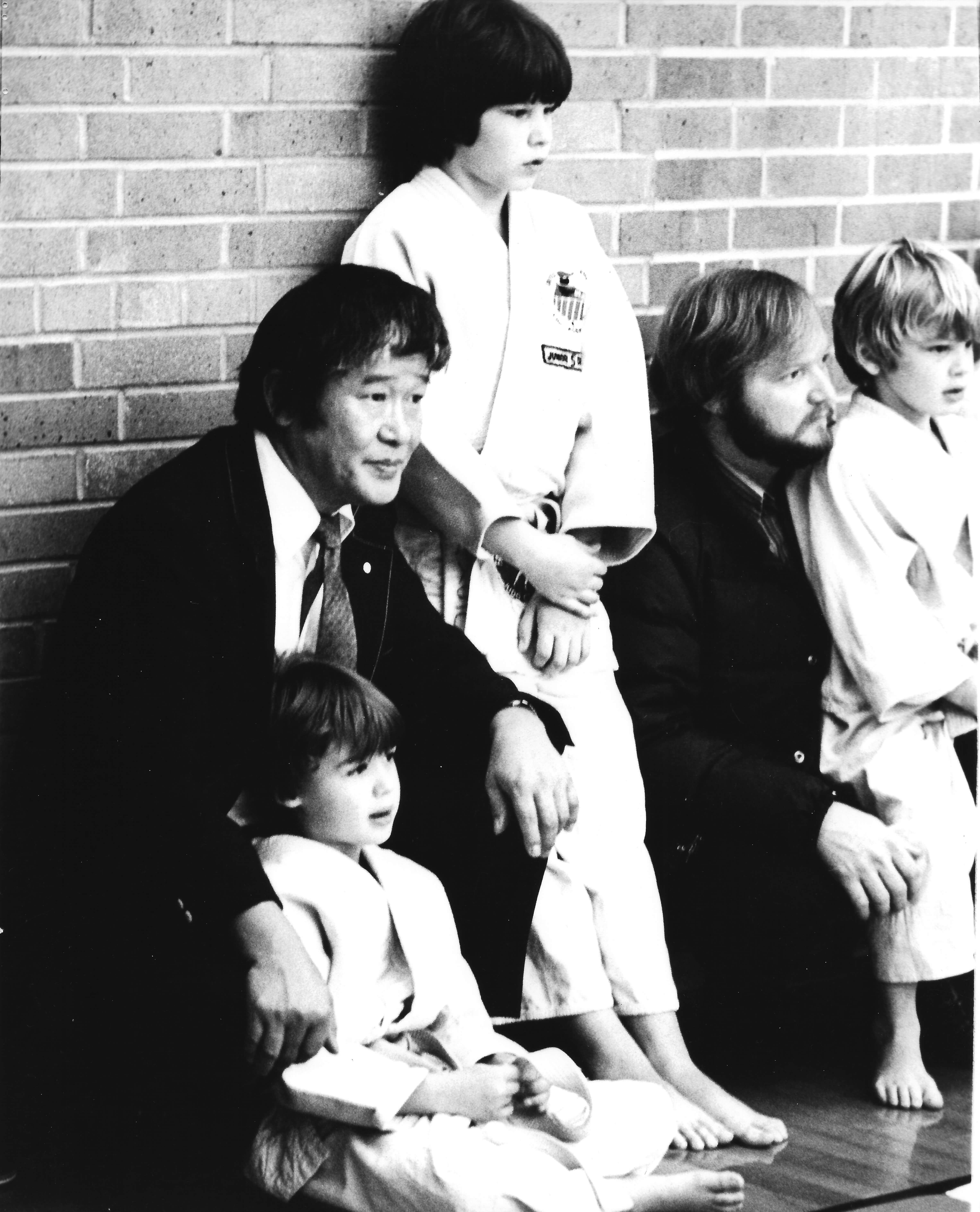 Johnny Osako with grandchild
