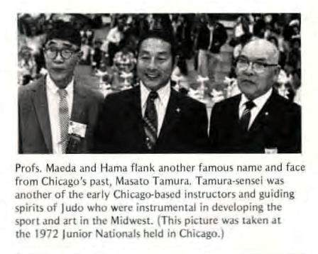 Profs Maeda and Hama with Masato Tamura