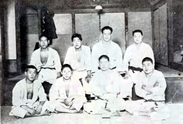 Professor Yasuyuki Sakabe (front row, right side), at 17 years old.