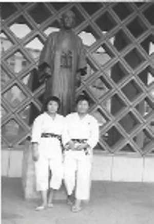 Eiko Shepherd at the Kodokan