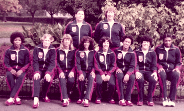 Maureen Braziel Team picture 1976 British Open 