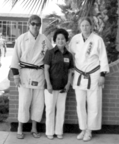 Rusty Kanokogi Keiko Fukuda and Maureen Braziel 1st Women's Nationals in Phoenix, AZ 1974