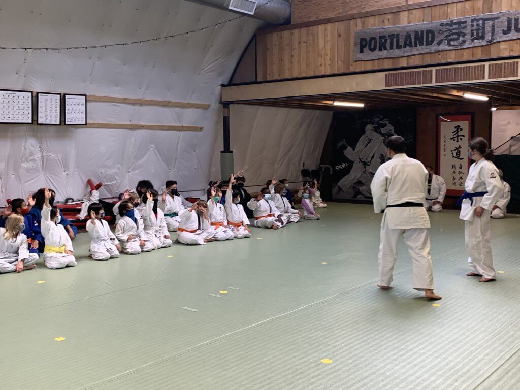 Portland judo club kids lesson