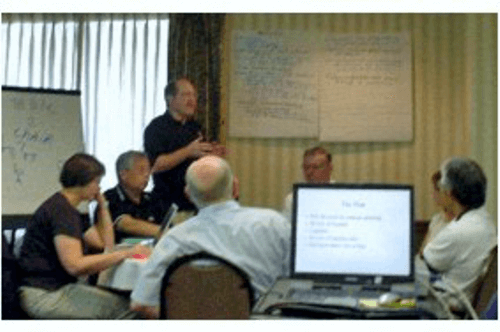 Presenting at a Strategic Planning meeting in 2006 again