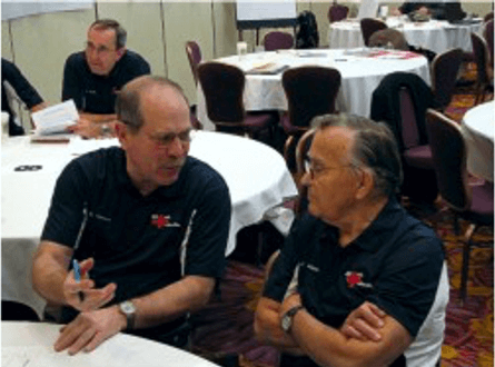 Neil Simon with John Anderson at 2010 Strategic Planning Meeting