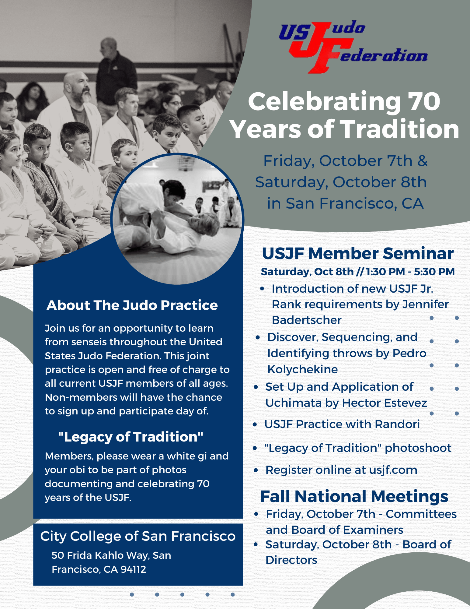 USJF Oct 2022 Meetings in SF