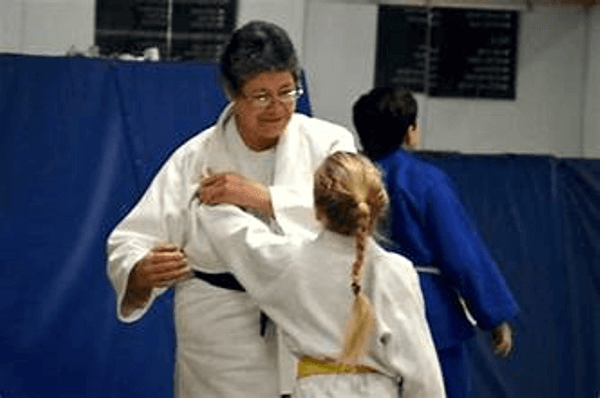 Janet Yoshie Ashida Johnson and student