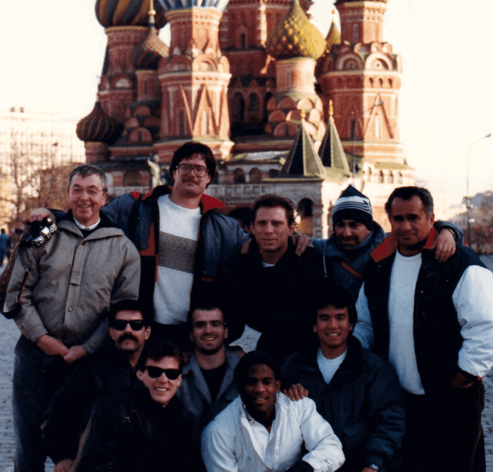 Team USA Tiblisi Cup. Picture taken in Moscow with Dr Fitzsimmons and Coach Willy Cahill