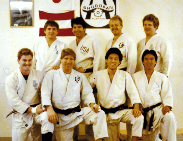 Team USA Matsumae World Cup, Front row Brett Barron, Miike Swain, Doug Tono, Mickey Matsumoto