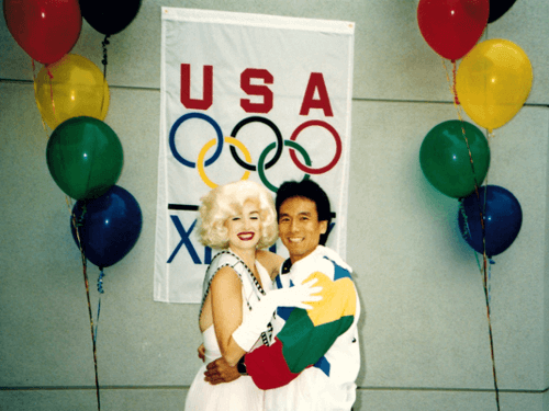 US Olympic Festival LA 1991, a gold medal and a congrats hug