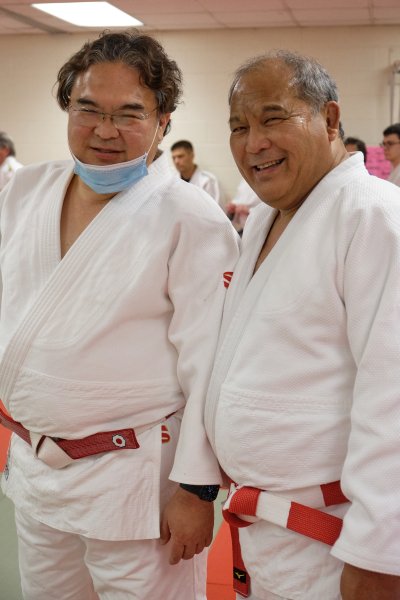 Dr. Nakatsu and Mitchell Palacio