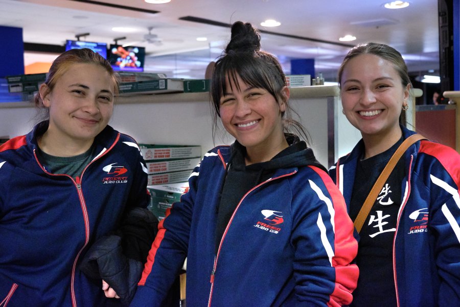 Tsutsui girls: Hannah, Krista, Julia - Fresno Judo