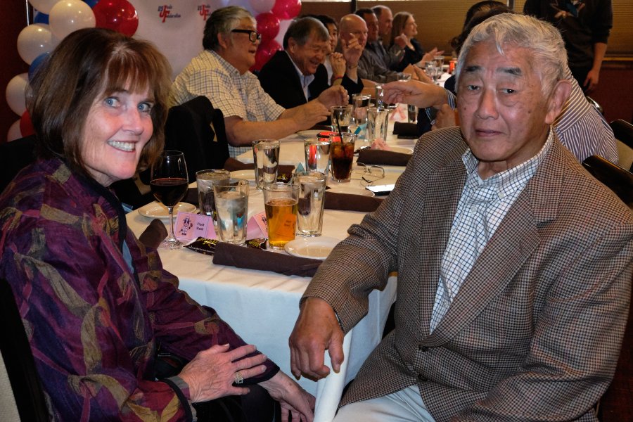 Nancy Washburn and Hayward Nishioka