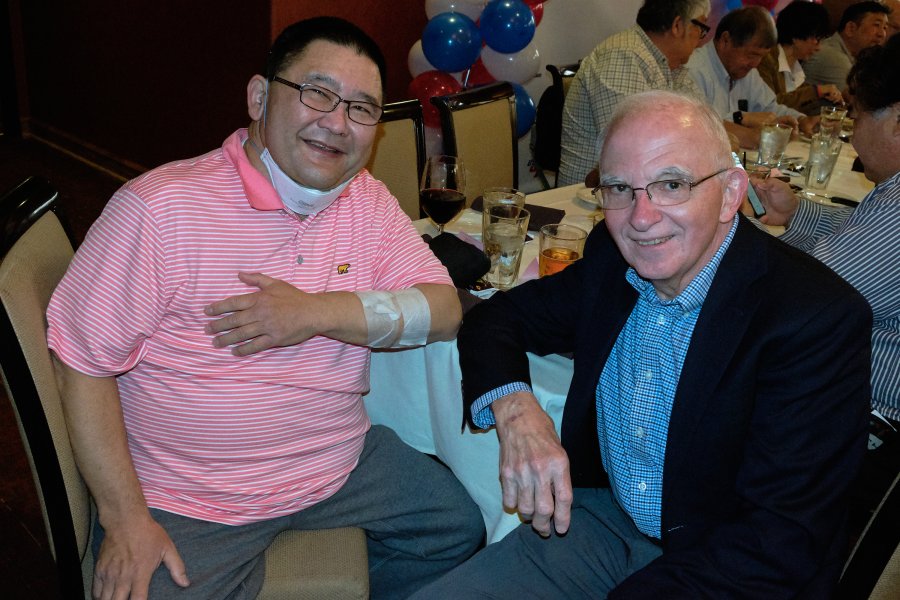 Robert Fukuda and Dr. Medani