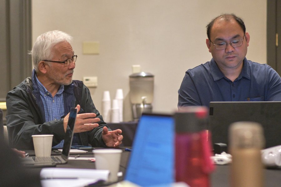 Ed Hanashiro and Rome Acopan Jr.