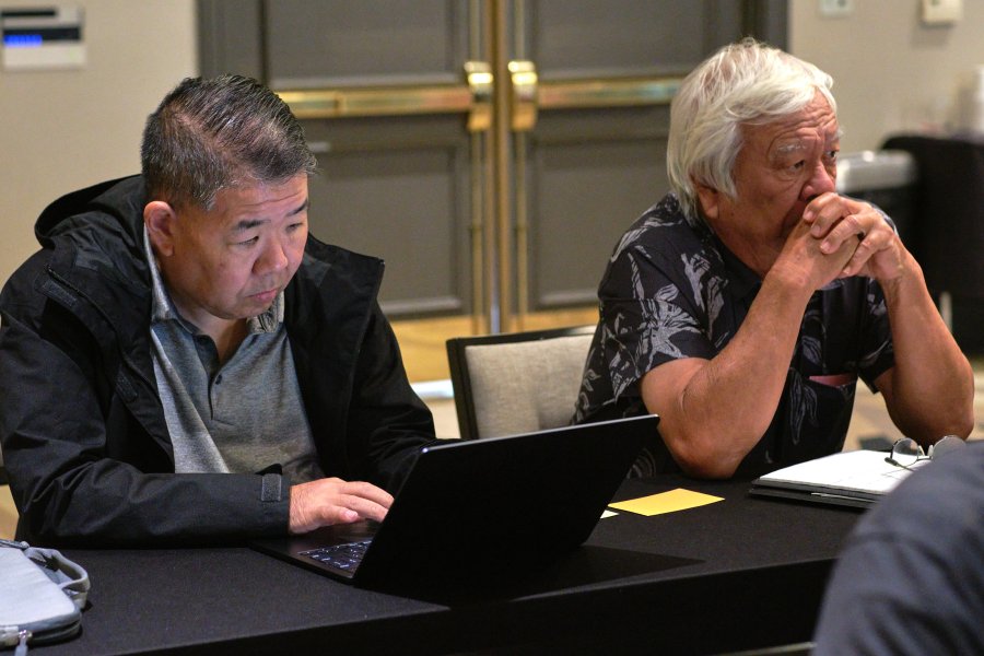 Morifuji and Nakashima - Delegates from Hawaii