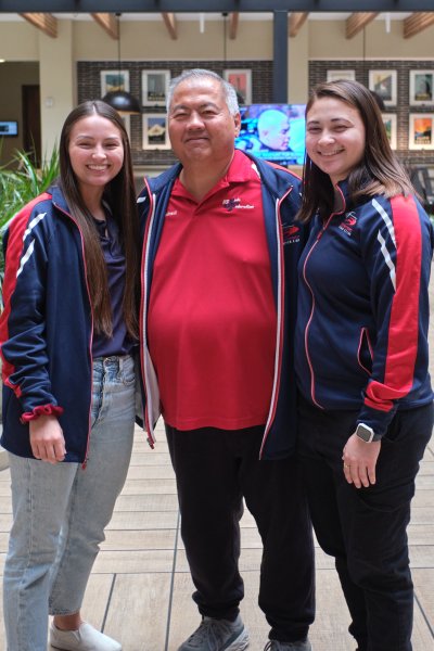 Julia, Larry, Hannah Tsutsui