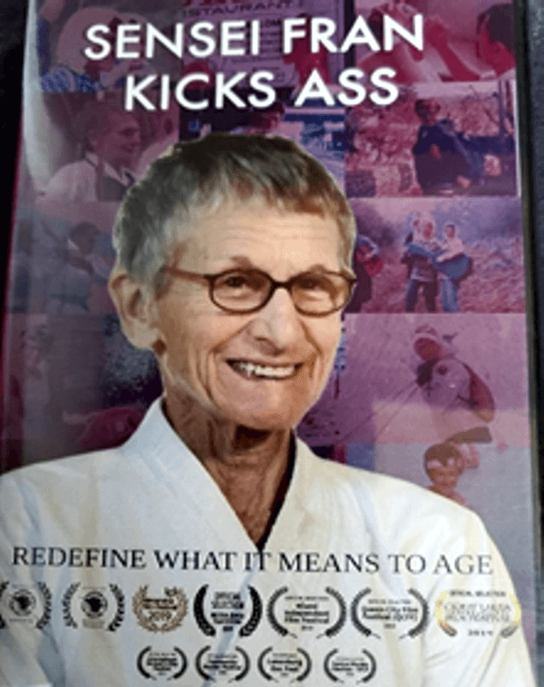 Publicity for a short film" Sensei Fran Kicks …"