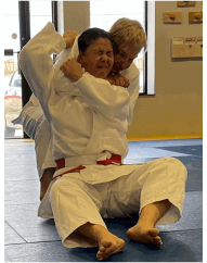 Frances Glaze and Diane Tamai Jackson teaching Katame no Kata