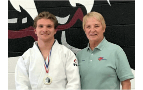 Frances Glaze and Garrett Mapes at the Akiya Memorial Tournament