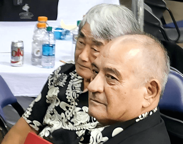 Hayward Nishioka and Frank Morales