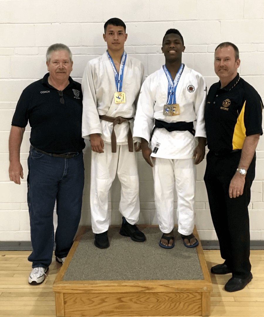 With Bruce Bender and students 2019