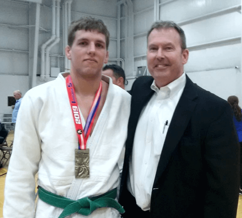 Jim Murray with student Steve Mayhew at 2021 Indiana Championships