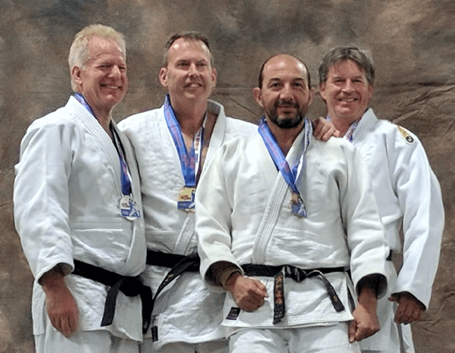 Winning Gold Medal Sr Nationals 2017 Veterans M6 –90KG