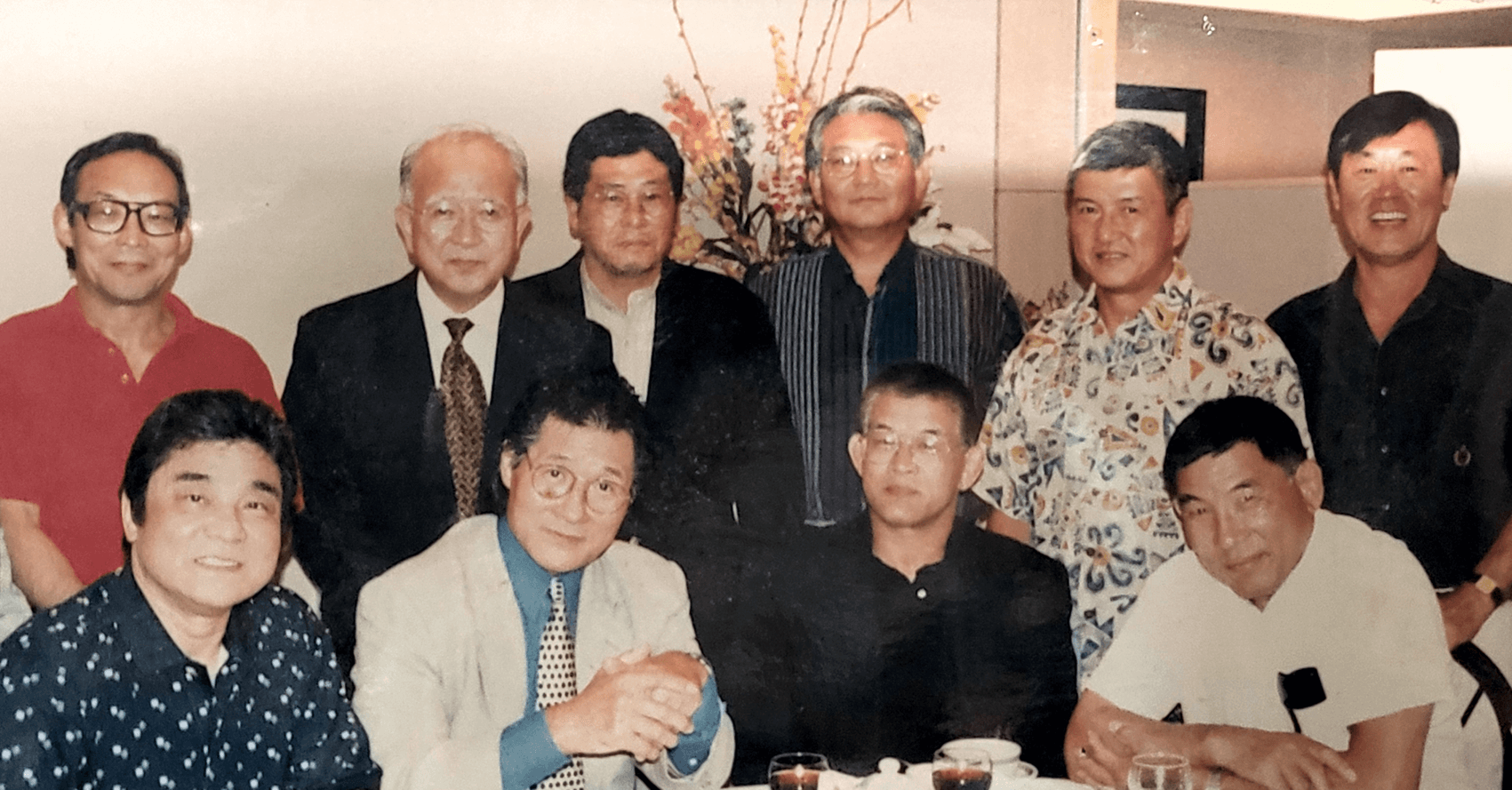 (Top right to left) Watanabe, Shiina, Motoy, and at the end is Matsumura. Bottom (left to right) Shimamoto, Yonezuka, Ogasawara
